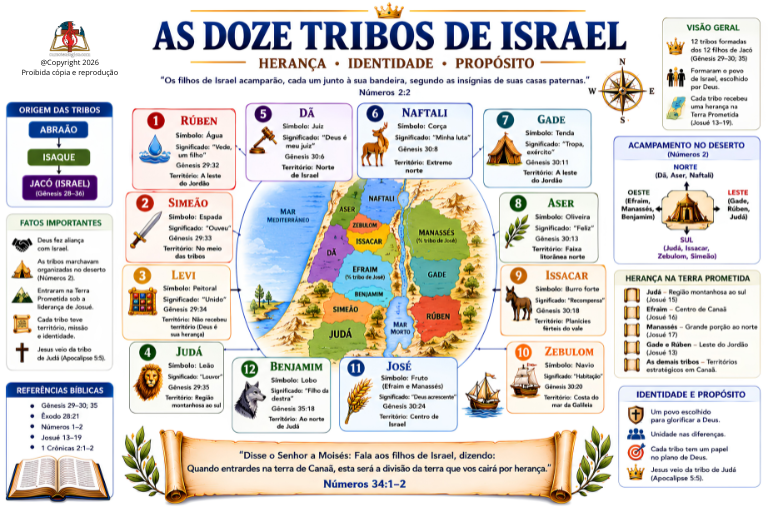AS 12 TRIBOS DE ISRAEL EM PDF - VERSÃO 2