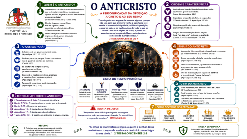 O ANTICRISTO - A PERSONIFICAÇÃO DA OPOSIÇÃO A CRISTO E AO SEU REINO - FUNDO BRANCO PDF