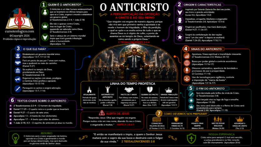 O ANTICRISTO - A PERSONIFICAÇÃO DA OPOSIÇÃO A CRISTO E AO SEU REINO - FUNDO PRETO PDF