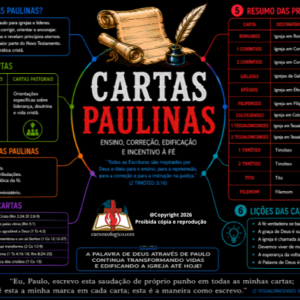 CARTAS PAULINAS – ENSINO, CORREÇÃO, EDIFICAÇÃO E INCENTIVO À FÉ - FUNDO PRETO - PDF