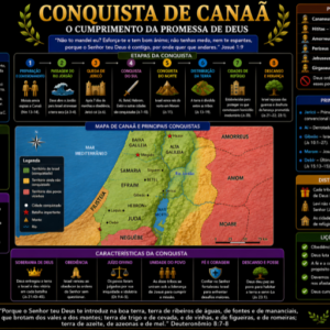 CONQUISTA DE CANAÃ – O CUMPRIMENTO DA PROMESSA DE DEUS - FUNDO PRETO - PDF