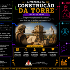 A PARÁBOLA DA CONSTRUÇÃO DA TORRE - FUNDO PRETO - PDF