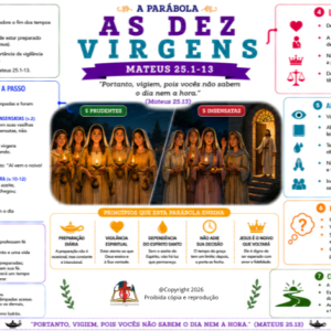 A PARÁBOLA DAS DEZ VIRGENS - FUNDO BRANCO - PDF