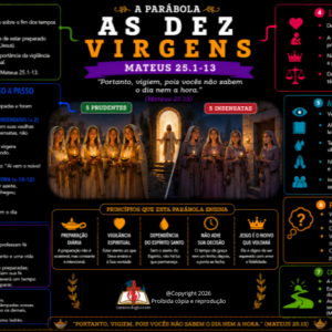 A PARÁBOLA DAS DEZ VIRGENS - FUNDO PRETO - PDF