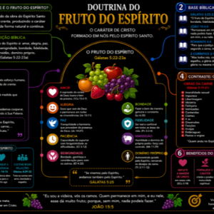 DOUTRINA DO FRUTO DO ESPÍRITO - FUNDO PRETO - PDF