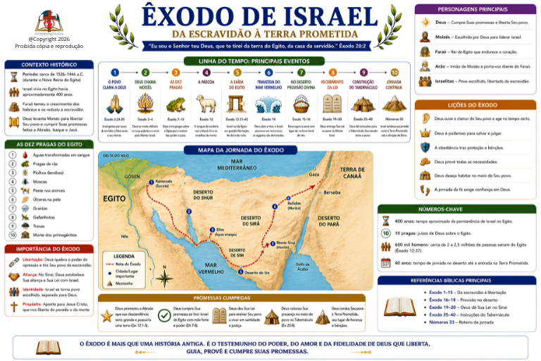 ÊXODO DE ISRAEL - FUNDO BRANCO - PDF